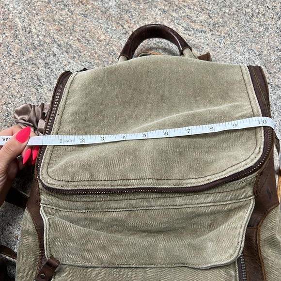 Leather and Canvas backpack - Picture 6 of 6